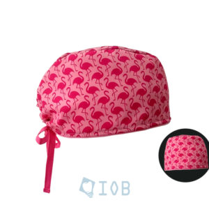 Gorro quirurgico flamingo rose