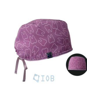 Gorro quirurgico lila dientes